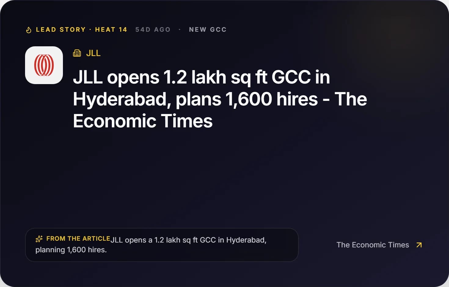 Signals: Lead story